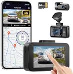 Arpha 4K Dash Cam Front and Rear, F