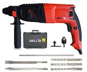 IBELL Rotary Hammer Drill RH26-24, 800W, Copper Armature, SDS Plus Chuck 26mm, 900RPM, Impact Energy 3J, Impact Rate 4000/min, 3 Mode Selector with Forward/Reverse Switch