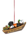 The Bridge Collection The Ducks Stops Here Duck Hunting Ornament - Home for The Holidays - Christmas Tree Ornaments - Hunter Ornament - Duck Ornament