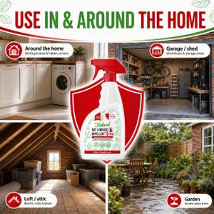 Peppermint Rodent Repellent Spray 500ml – Natural Mouse Deterrent