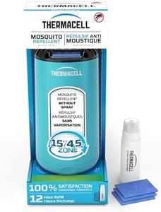 Thermacell Patio Shield Mosquito Repeller; Includes 12-Hour Refill; 15 Foot (4,5 m) Zone of Protection; Effective Mosquito Repellent for Patio; Deet Free Bug Spray Alternative; Scent Free
