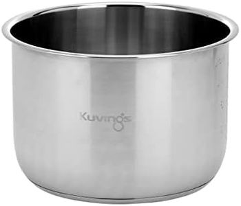 Kuvings Instant Pot 6 Litre Electric Pressure Cooker with Stainless Steel Inner Pot. Pressure Cook, Slow Cook, Saute & More (SS Inner Pot (Extra If Required))