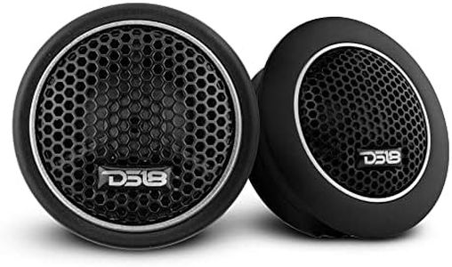 DS18 CXT 1.92" Silk Dome Car Audio Tweeter with 1" Voice Coil and Neodymium Magnet 120 Watts Peak 4 Ohms Tweeters are The Best in The Pro Audio and Voceteo Market (2 Speaker)