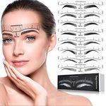 Eyebrow Ruler100Pcs Disposable Eyebrow Ruler Sticker Adhesive Eyebrow Microblading Ruler Guide For makeup tool