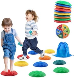 Aywewii Turtle Stepping Stones for Kids Balance Stepping Stones Obstacle Course Coordination Game Toys for Kids 3 4 5 6 7 8+ Year Old Boys Girls Indoor Outdoor Toys