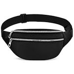 Gadom Bumbag Waist Bag, Waterproof Running Waist Fanny Pack for Men Women, Adjustable Belt Waist Packs for Outdoors, Sport, Hiking, Travel (2 Random Style)