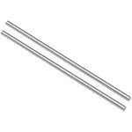 sourcing map 2pcs Round Steel Metal Rods, 3.1mm x 100mm High Speed Steel (HSS) Lathe Bar Stock Tool, for Shaft Gear Drill Lathes Boring Machine Turning Miniature DIY Craft, 2pcs