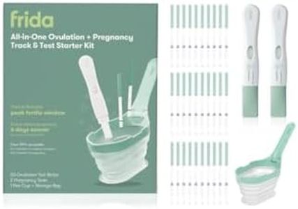 Frida Fertility All-in-One Ovulation & Pregnancy Test Kit, Reusable Pee Cup