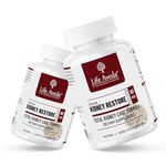 Life Aveda Kidney Restore Supplement For Natural kidney & Bladder detox, Care, Support, Cleanse | Powerful Ayurvedic Extracts Formula | Dissolves & Remove Early Stage Stone - 60 Capsule (2 Pc)