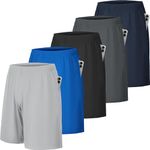 CE' CERDR Mens Athletic Workout Shorts with Pockets and Elastic Waistband Quick Dry Activewear