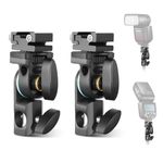 GODOX AD-E2 2-Pack Flash Holder Metal Brackets with Speedlite Mount Shoe