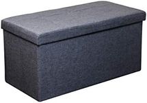 HomeHarmony Folding Storage Ottoman