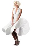 California Costumes Women's Marilyn Costume,White,X-Large