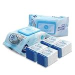 CPAP Mask Wipes by Snugell - 2 Packs of 150 Wipes Jumbo Pack + 40 Travel Wipes (340 Wipes)- Unscented - For Cleaning CPAP Mask and Devices - Skin Safe with Aloe Vera - Lint & Alcohol Free