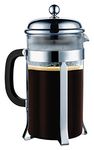 SterlingPro French Coffee Press 8 Cup (1 Liter, 34 oz), Chrome