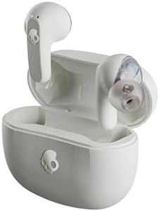 Skullcandy Rail ANC in Ear Noise Cancelling Wireless Earbuds, Multipoint Pairing,38 Hr Battery, Microphone, Works with iPhone Android and Bluetooth Devices - Bone
