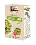 Explore Cuisine - Gluten Free Plant Pasta, Organic, Low Carb, High Protein, Perfect for Keto and Vegan Diets (Green Lentil Penne) (250g)