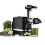 Omega Juicer H3000R Slow Masticating Extractor, 150-Watt, Black