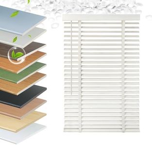 EVOZEN Faux Wood Blinds 2 Inch Cordless, Room Darkening Mini Venetian Horizontal Blinds & Shades for Indoor Windows, Office, Living Room, Bedroom, Multiple Colors