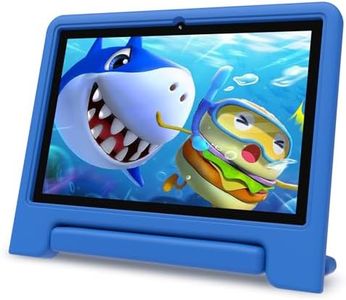 Maxsignage 10" Kids Tablet, Newest Android 13, 32GB (Expandable to 128GB), Quad-core, WiFi 6, Bth 5.0, Pre-installed Parental Controls, Kids Space & Family Link (Blue)