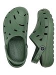 Red Tape Men's Discover Comfortable Clogs || Sandals with Adjustable Back Strap for Men Olive Green