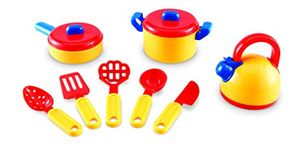 Learning Resources Pretend & Play Cooking Set, Play Food, Imaginative Play, 10 Pieces, Ages 3+