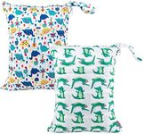 ALVABABY 2pcs Wet Dry Bags Mommy Ba