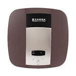 Faber Cyrus 15L Storage Water Heater | Digital Display, 8 Bar Pressure, Temperature Control, ABS Body, MFV Safety Valve, Auto Cut-Off, Titanium Glassline Coated Tank | 2000W, 5 Star | (Black Cherry)