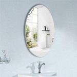 Mirror Master 12 x 18 inch Oval Perfect for Bathroom Mirror (Oval)