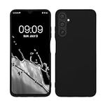 kwmobile Case Compatible with Samsung Galaxy A05s Case - Soft Slim Protective TPU Silicone Cover - Black