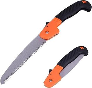 Folding Saw - Heavy Duty Harden Triple Razor Tooth Steel - Hand Saw for Camping, Pruning, Backpacking, Survival, Outdoors, Gardening, Trees - Foldable Safety Sheath