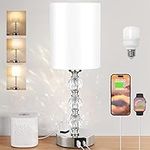 Touch Bedside Crystal Lamps for Bed