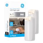 GE 49578 Basic Power Failure Night Light, 2 Pack, White, 2 Count