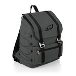 PICNIC TIME NFL Philadelphia Eagles OTG Traverse Backpack Cooler - Soft Cooler Backpack - Hiking Backpack, (Heathered Gray)