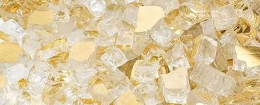 BestUBuy Reflective Fire Glass Gold - 100grams