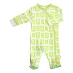 Babysoy Modern Alphabet Footie (03-06 Months, D)