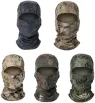 M.K ZIZZYPOP Breathable Full Face Mask with UV Protection - Motorcycle Balaclava for Outdoor Sports & Cold Weather Activities (US, Alpha, One Size, Standard, B-Multicolor)