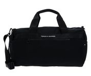 Tommy Hilfiger Men TH Horizon Duffle Bag Hand Luggage, Black (Black), One Size