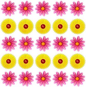 30PCS Windows Fly Catcher for Indoor, Flower Style Window Fly Stickers Traps, Fruit Fly Trap Insect Flies Wasp Pest Killer(Yellow + Pink, 15 Traps Each Color)