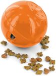 PetSafe SlimCat Interactive Feeder - Combines Play with Mealtime - Adjustable Portions - BPA-Free Plastic - Slow Feeder for Digestion - Lightweight, Dishwasher-Safe Toy - Orange