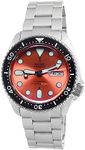 RATIO FreeDiver Dive Watch Sapphire Crystal Automatic NH36A Movement Diver Watch 200M Water Resistant Diving Watch for Men (Orange)