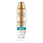 Garnier Ambre Solaire Natural Bronzer Quick Drying Dark Self Tan Face Mist 75ml