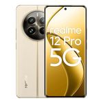 realme 12 Pro 5G Smartphone, 8 + 256 GB, Sony Portrait Camera 2X Optical Zoom, IMX882 OIS Camera, 6.7 Inch 120 Hz Curved Vision Display, 67 W SUPERVOOC Charge, 5000 mAh Solid Battery, Beige