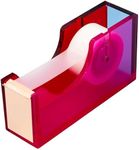 ban.do Cute Acrylic Tape Dispenser, Fun/Unique/Colorful Desk Accessories for Work/Office, Colorblock