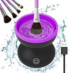 Electric Makeup Brush Cleaner- Catcan Make Up Brush Cleaner Machine for Portable Automatic USB Cosmetic Brush Cleaner Tools, Brush Cleaner Spinner for All Size Beauty Makeup Brushes