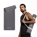 Boldfit Yoga Mat for Women and Men TPE Material Extra Thick Exercis for Men for Workout, Yoga, Fitness, Exercise Mat Anti Slip Mat,6mm Gym Mat