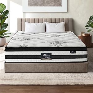 Bedra Bedding 34cm Single Bed Mattress with Cool Gel and Pocket Spring Medium Firm Single Size Mattress
