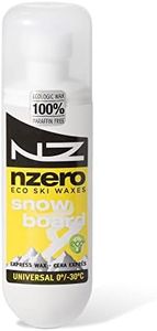 NZERO – Organic fast wax for Snowboarding/Splitboarding| Easy apply to rental snowboards | Suitable for all snow conditions | Protects the Snow | 100 ml
