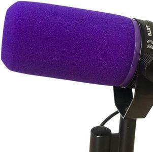 RhymKawa Purple Foam Cover with Ring for Shure SM7B/SM7dB