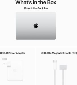 Apple MacBook Pro 16.2" M3 Pro – 512GB SSD, Silver